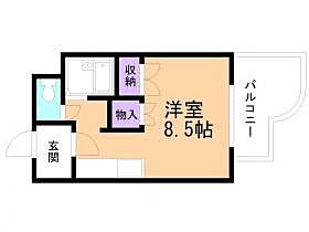 セゾン・ドゥ・ブランシェ北２１条  ｜ 北海道札幌市北区北二十一条西４丁目（賃貸マンション1R・6階・23.47㎡） その2