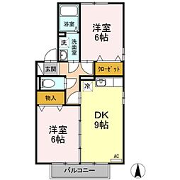 間取図画像 2DK