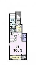 サンローレル  ｜ 愛媛県東温市見奈良（賃貸アパート1R・1階・32.23㎡） その2