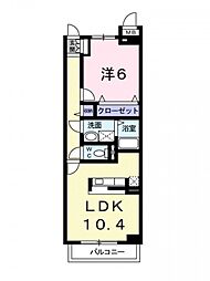 トーラス 1LDKの間取図画像
