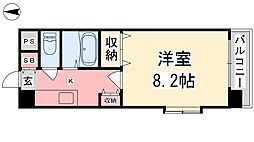 ジョイフル第2朝生田 1DKの間取図画像
