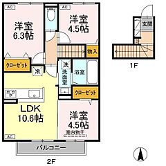 物件の間取り