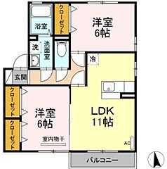 物件の間取り