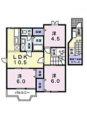 シュピーレン空港通C 3LDKの間取図画像