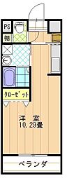 Comfort25 ワンルームの間取図画像