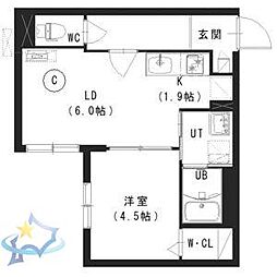 間取図画像 1LDK