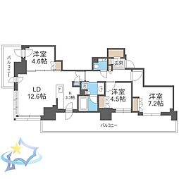 間取図画像 3LDK