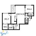 エンジェリックビレッジ南23条1階8.4万円
