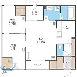 間取図画像 3LDK