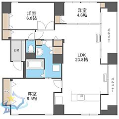 物件の間取り