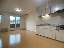 札幌市営東西線 西28丁目駅 徒歩7分の賃貸アパート 1階3LDKのリビング/ダイニング