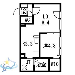 間取図画像 1LDK