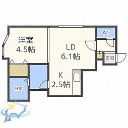 間取図画像 1LDK