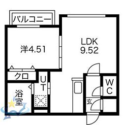 間取図画像 1LDK