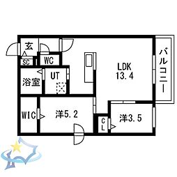 札幌市営東西線 発寒南駅 徒歩7分 2階/-