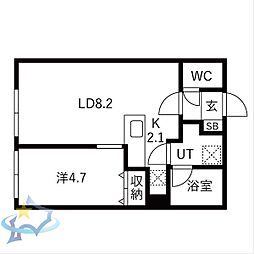 間取図画像 1LDK