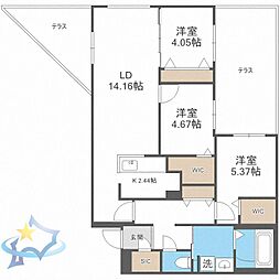 札幌市営東西線 琴似駅 徒歩9分 1階/-