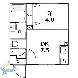 間取図画像 1LDK