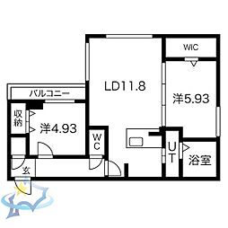 札幌市営東西線 二十四軒駅 徒歩8分 1階/-