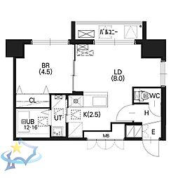 間取図画像 1LDK