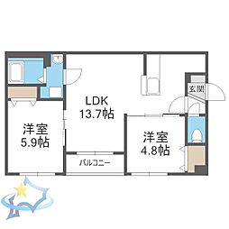 札幌市営東西線 西18丁目駅 徒歩12分 4階/-