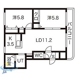 札幌市営南北線 幌平橋駅 徒歩8分 2階/-