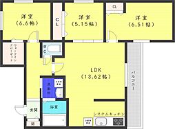 札幌市営東西線 西28丁目駅 徒歩12分 4階/-