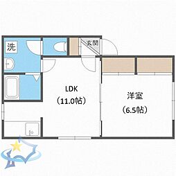 札幌市営東西線 西18丁目駅 徒歩18分 2階/-