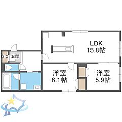 物件の間取り