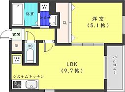 札幌市営東西線 発寒南駅 徒歩12分 5階/-