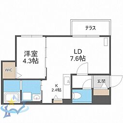 札幌市営東西線 西28丁目駅 徒歩8分 1階/-