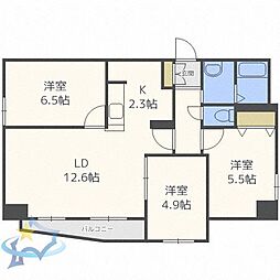 札幌市営東西線 発寒南駅 徒歩13分