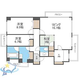 札幌市営東西線 琴似駅 徒歩27分