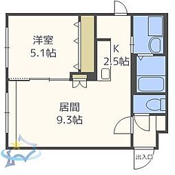 札幌市営東西線 二十四軒駅 徒歩2分 4階/-