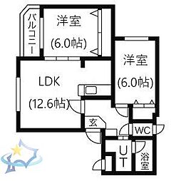 札幌市営東西線 発寒南駅 徒歩37分