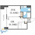 TEADA北4条3階6.3万円
