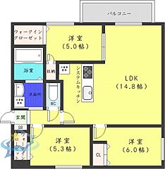 物件の間取り