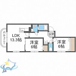 札幌市営東西線 発寒南駅 徒歩9分 4階/-