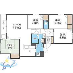 札幌市営東西線 宮の沢駅 徒歩11分 2階/-