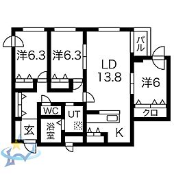 札幌市営東西線 西18丁目駅 徒歩17分