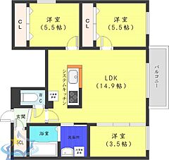 物件の間取り