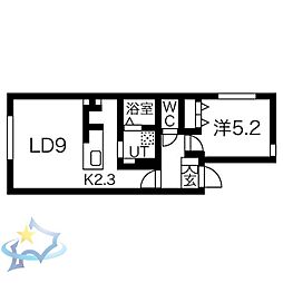 札幌市営東西線 発寒南駅 徒歩7分 2階/-