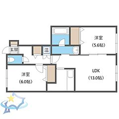 物件の間取り