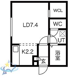 ecoflats中島公園 2階