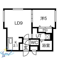 札幌市営東西線 二十四軒駅 徒歩7分 4階/-