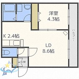 札幌市営東西線 発寒南駅 徒歩7分 4階/-