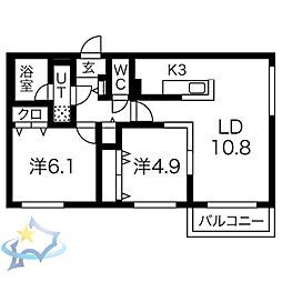 札幌市電2系統 西線11条駅 徒歩6分 3階/-