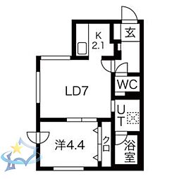 札幌市営東西線 琴似駅 徒歩5分 4階/-
