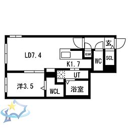 札幌市営東西線 円山公園駅 徒歩7分 5階/-