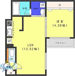 プレジオS11 1LDKの間取図画像